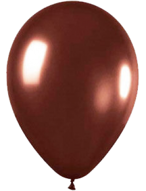 Коричневый латексный шар (металлик) 12”